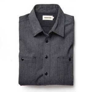 Taylor Stitch The Utility Shirt In Salt And Peppe… - image 1